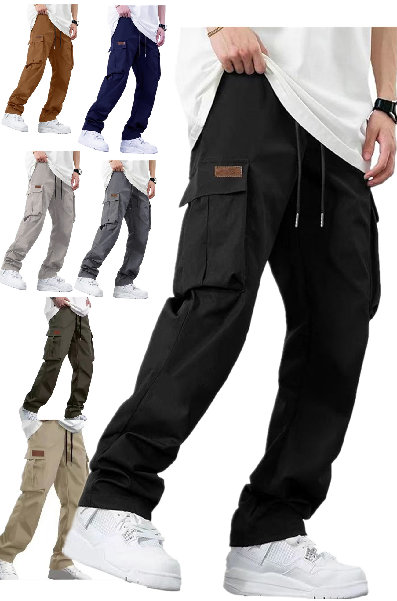 Outdoor Sport Hiking Pants - Мужские повседневные брюки-джоггеры 2026: свободный крой,
