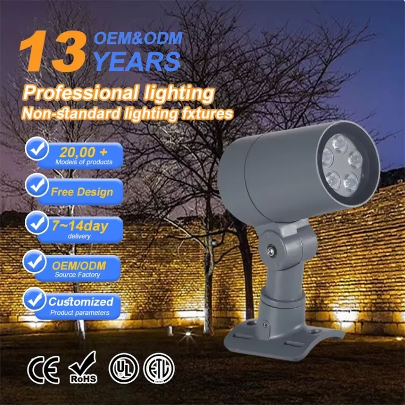 Outdoor Spotlight - Светодиодный ландшафтный светильник-прожектор 12 Вт IP65