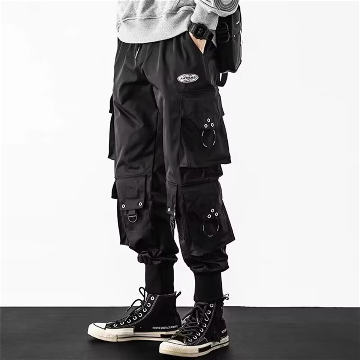 Outdoor Sport Hiking Pants - Винтажные свободные брюки-карго для мужчин, водонепроницаемые,