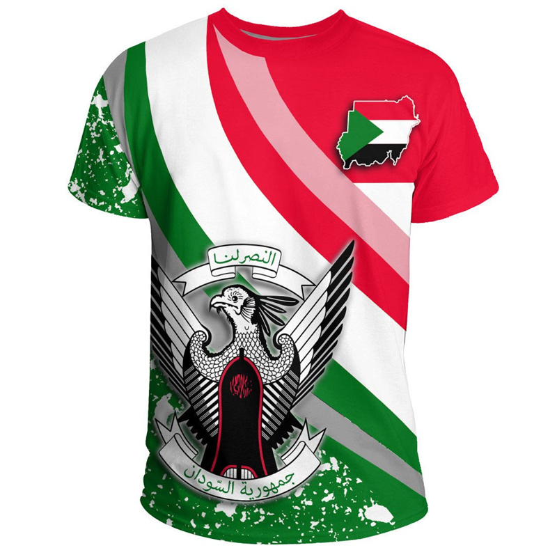 Outdoor Sport Logo - Мужская футболка с 3D-принтом логотипа SUDAN,
