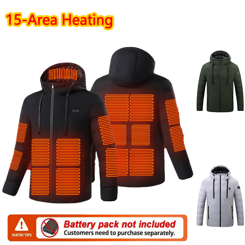 Outdoor Sport Coat - 15-зонная зимняя куртка с капюшоном и