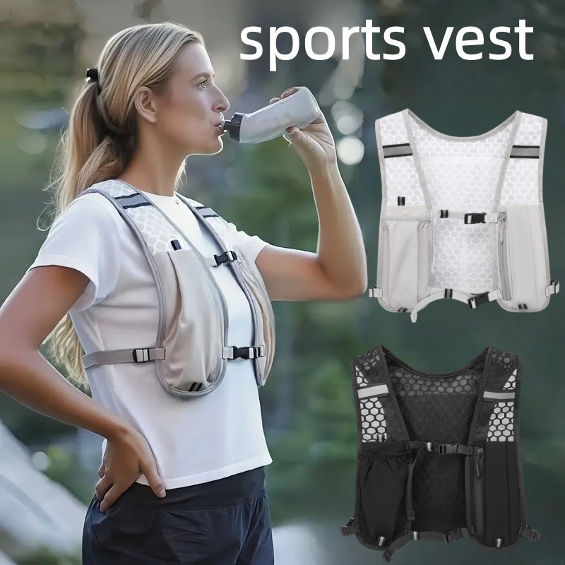 Trail Running Vest - Водонепроницаемый дышащий рюкзак-жилет унисекс для бега,