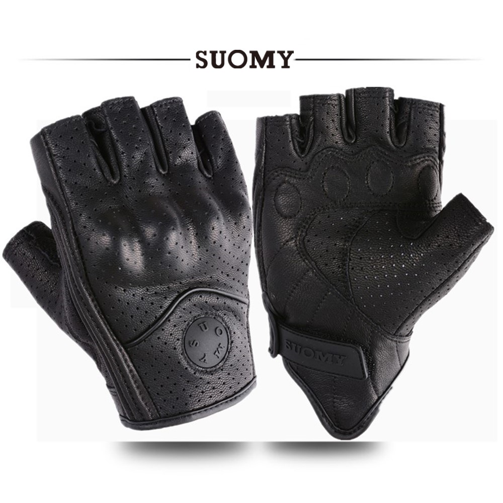 Horse Riding Glove - Перчатки мотоциклетные без пальцев, кожаные перчатки
