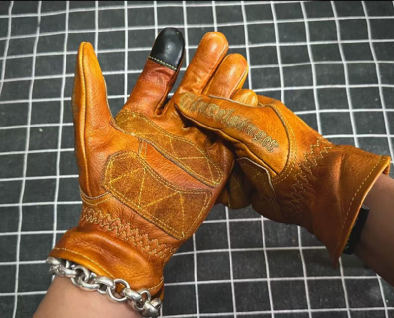 Horse Riding Glove - Мотоциклетные перчатки ручной работы из натуральной