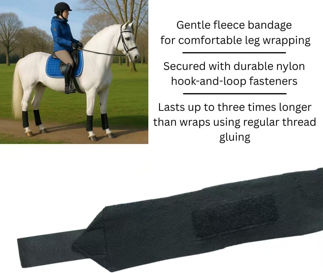 Новые накидки для лошадей, мяг – обзор и цена Polo Wraps Fleece