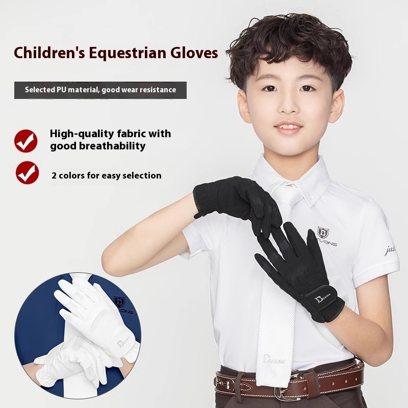 Детские конные перчатки, четыр – обзор и цена Horse Riding Glove
