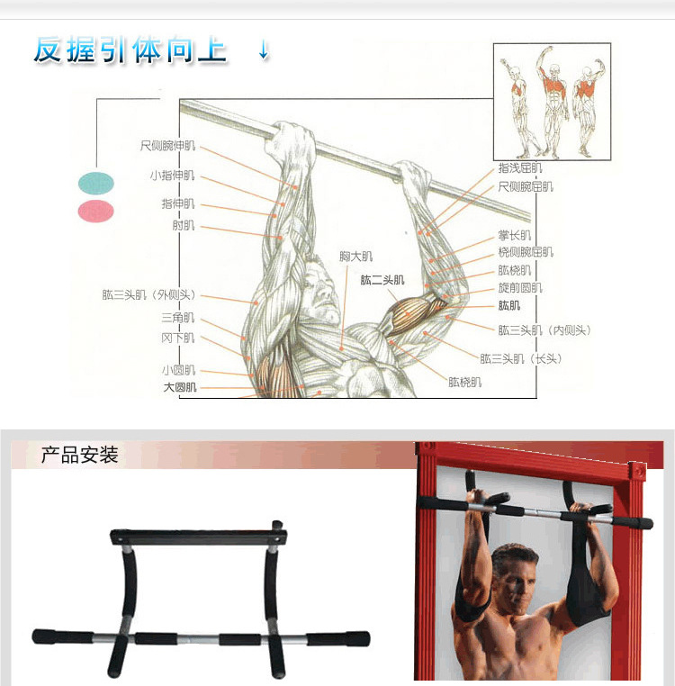 Утолщенная стальная тяга для д – обзор и цена Chin Bar Doorway