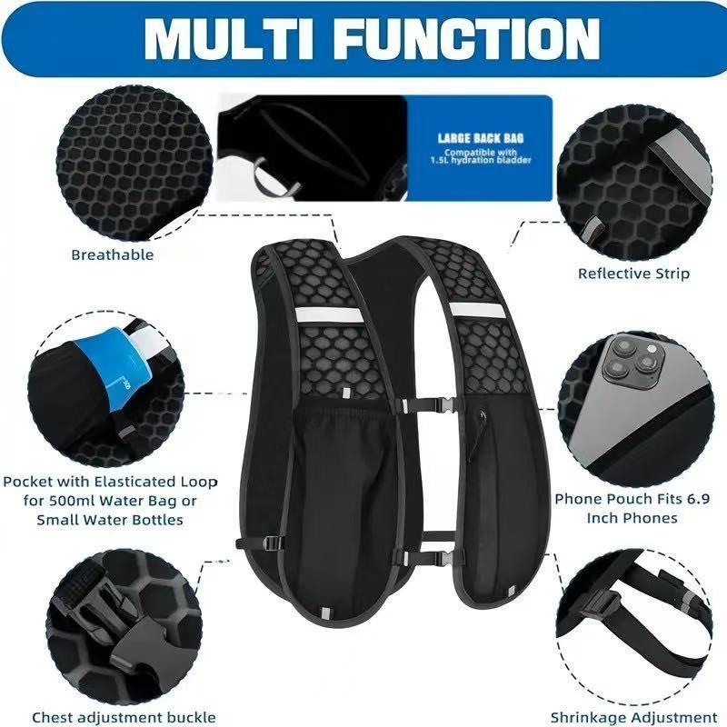 Водонепроницаемый дышащий рюкз – обзор и цена Trail Running Vest