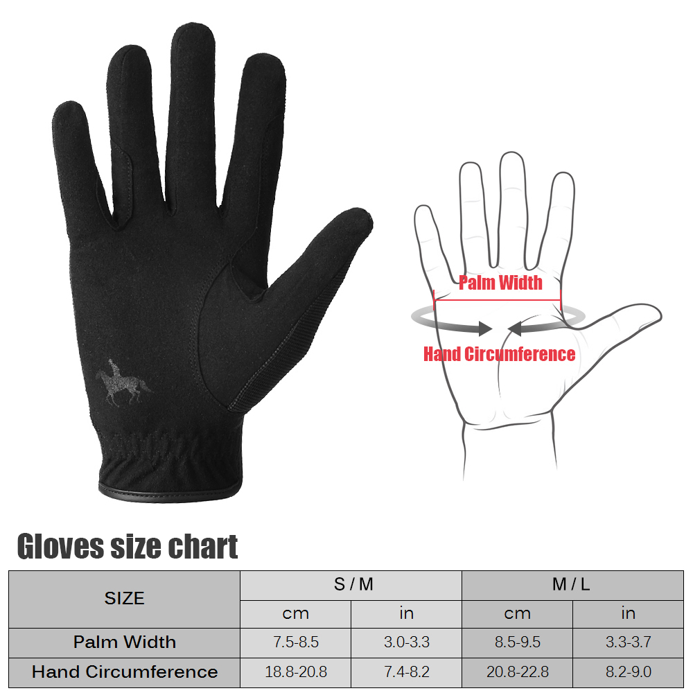 Профессиональные перчатки для  – обзор и цена Horse Riding Glove