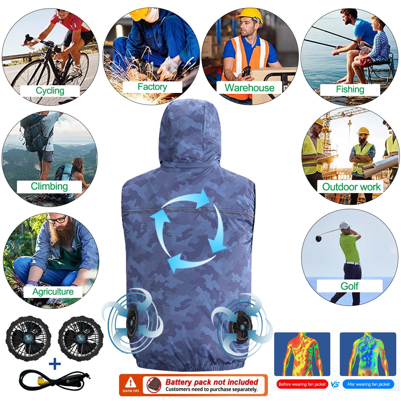 Летний спортивный вентилятор 1 – обзор и цена Outdoor Sport Brand Jacket