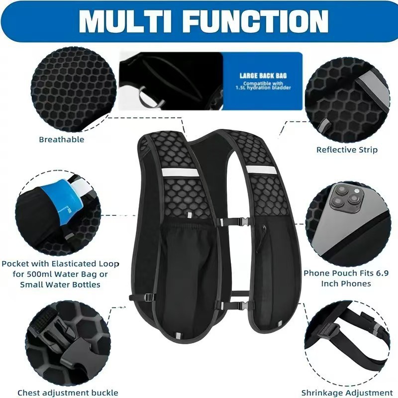 Водонепроницаемый дышащий жиле – обзор и цена Trail Running Vest